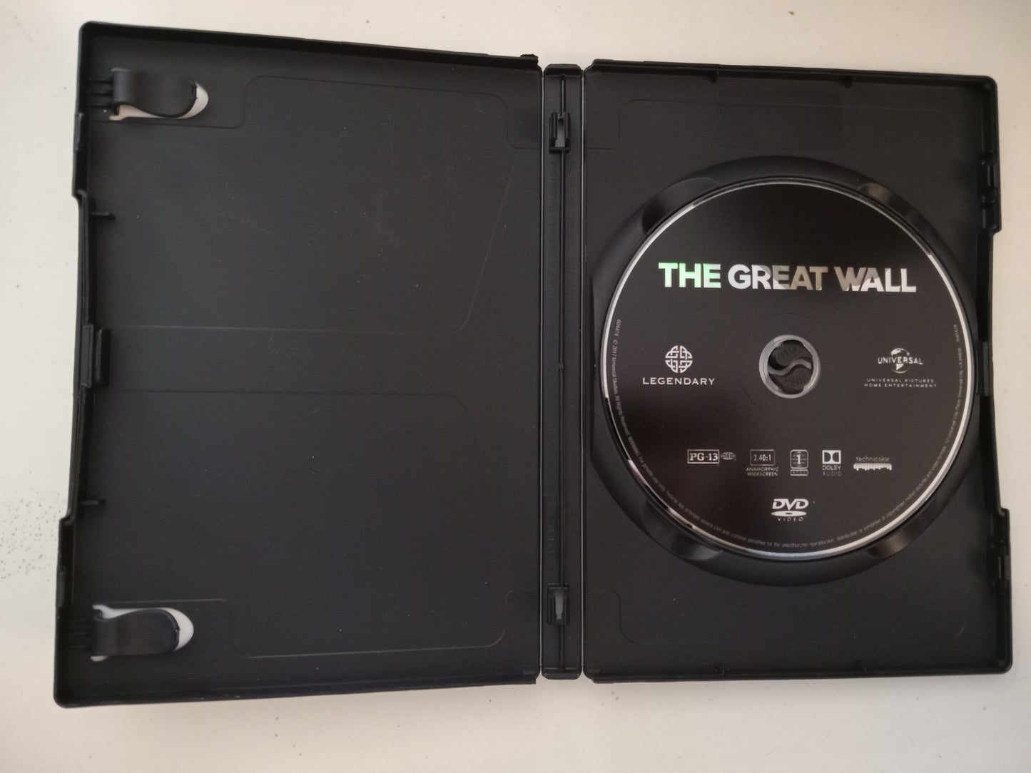 The Great Wall, DVD Movie, Matt Damon Widescreen, Rated PG-13, USED