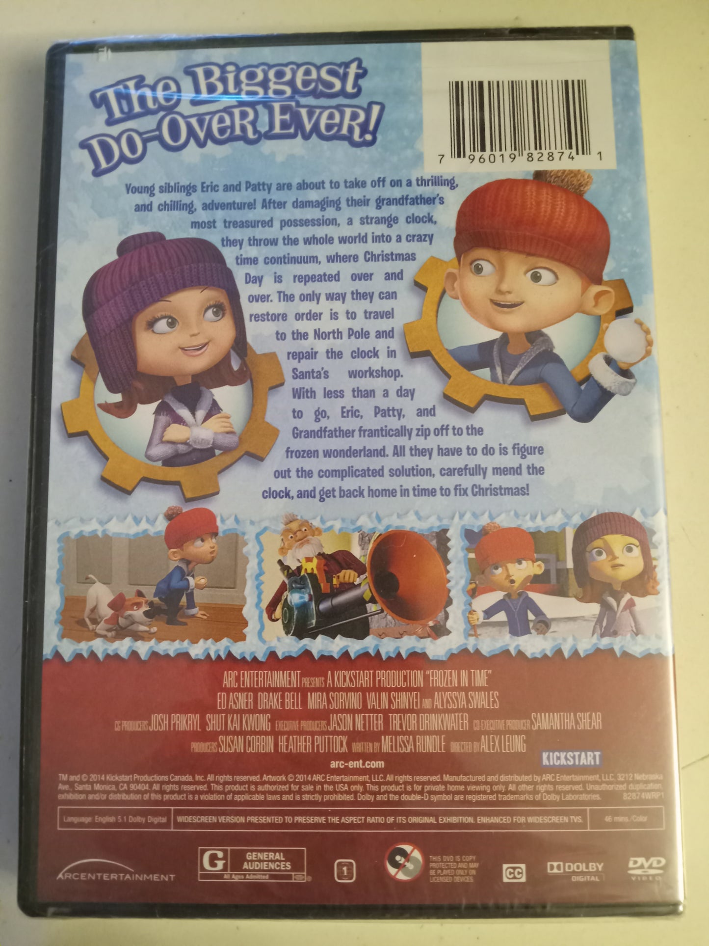 Frozen In Time, It's Snow Time DVD Movie, Mira Sorvino Widescreen, Rated G, NEW