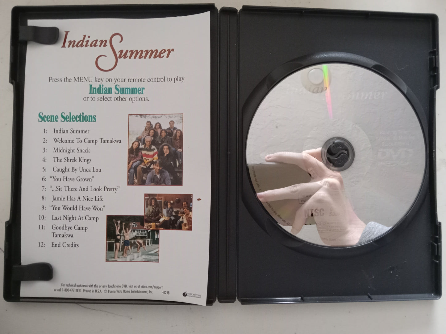 Indian Summer, DVD Movie, Elizabeth Perkins Fullscreen, Rated PG-13, USED