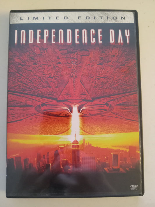 Independence Day, DVD Movie, Limited Ed. Will Smith Widescreen, Rated PG-13, USED