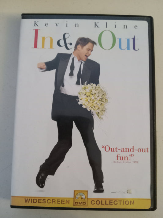 In And Out, DVD Movie, Kevin Kline Widescreen, Rated PG-13, USED