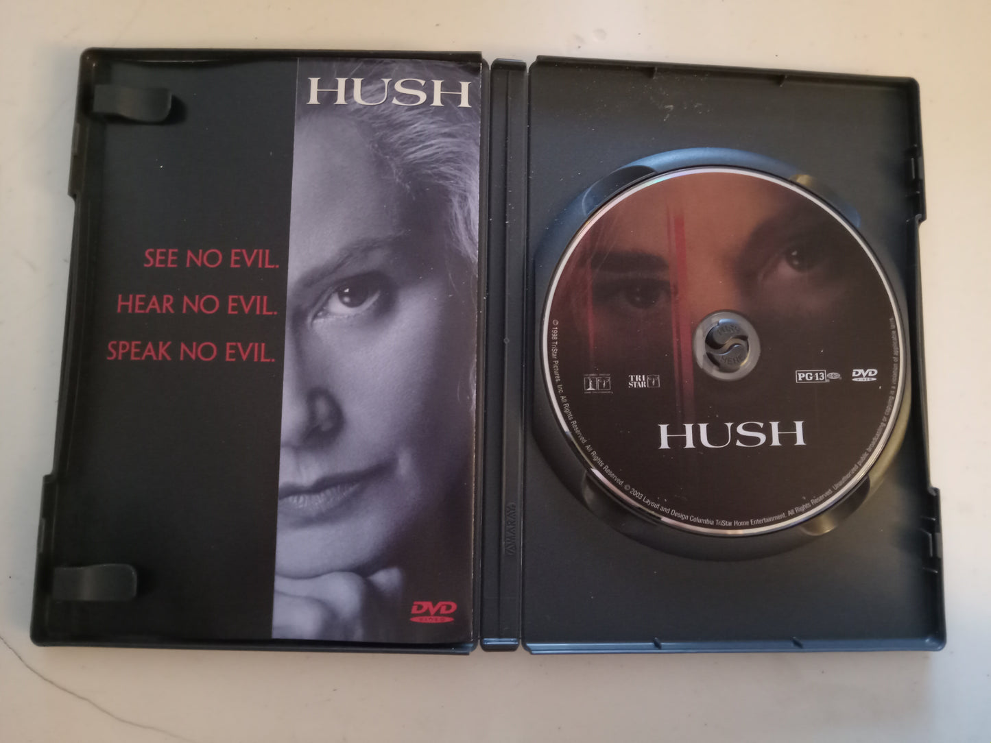 Hush, DVD Movie, Gwyneth Paltrow Fullscreen, Rated PG-13, USED