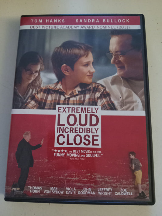 Extremely Loud & Incredibly Close, DVD Movie, Tom Hanks Widescreen, Rated PG-13, USED
