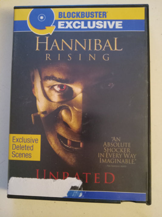 Hannibal Rising, DVD Movie, Gaspard Ulliel Widescreen, Not Rated, USED