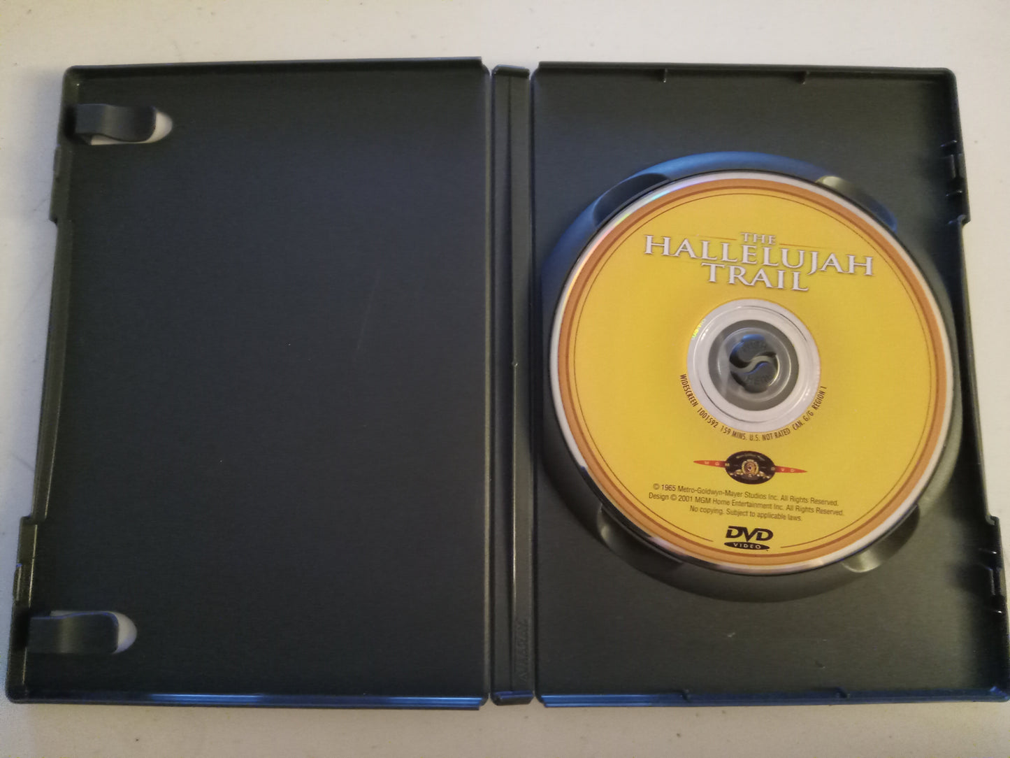 The Hallelujah Trail, DVD Movie, Burt Lancaster Widescreen, Not Rated, USED