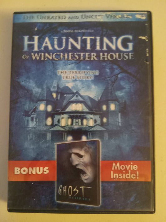 Haunting Of Winchester House, & Ghost Stories, 1 DVD 2 Movies, Lisa Kellerman Widescreen, Not Rated, USED