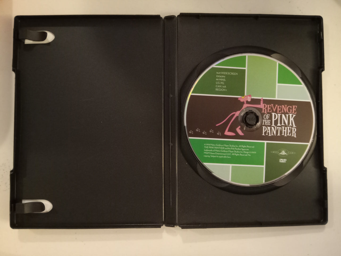 Revenge Of The Pink Panther, DVD Movie, Peter Sellers Widescreen, Rated PG, USED