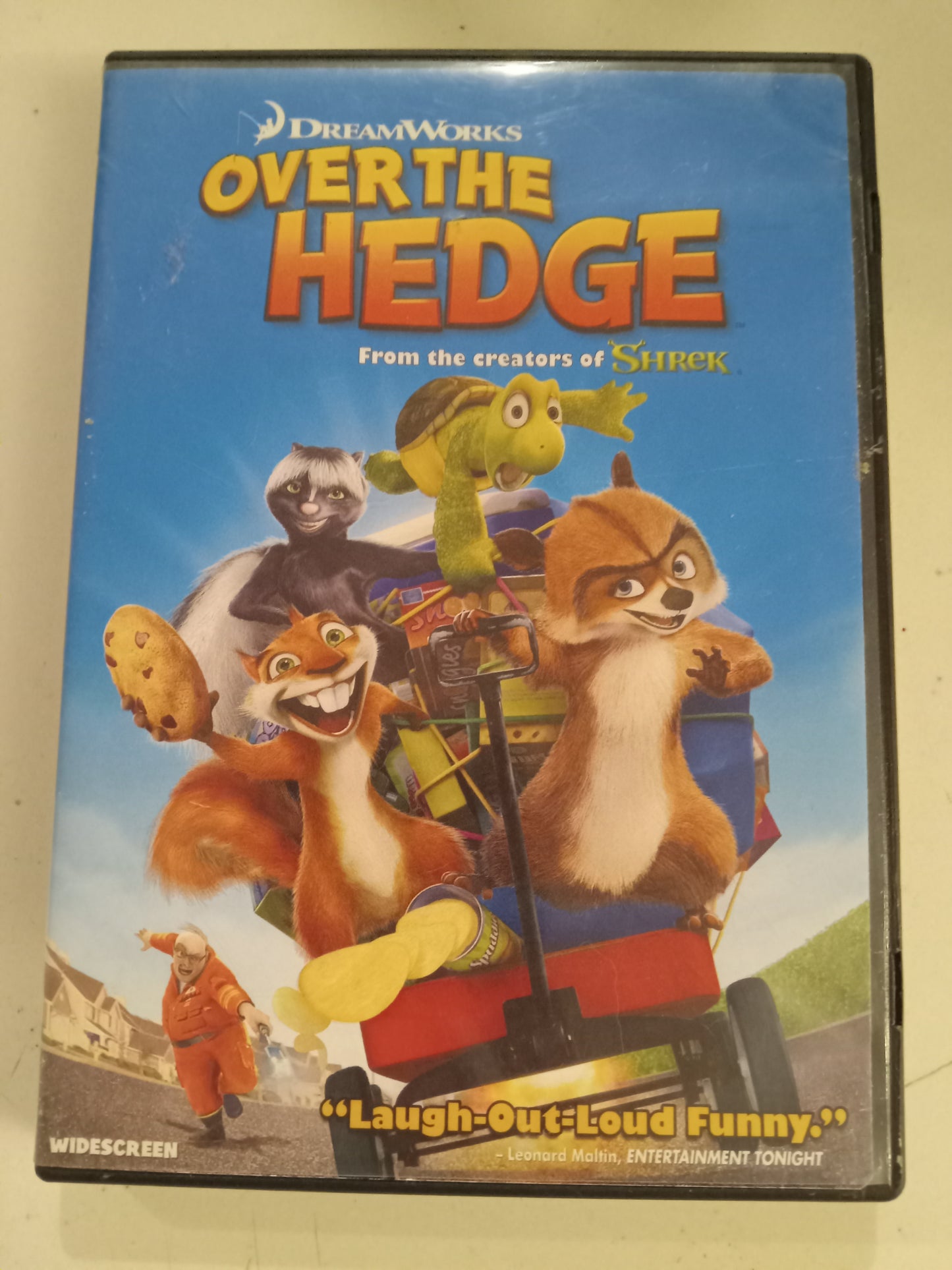 Over The Hedge, Dreamworks Animation DVD Movie, Widescreen/Fullscreen, Rated PG, USED