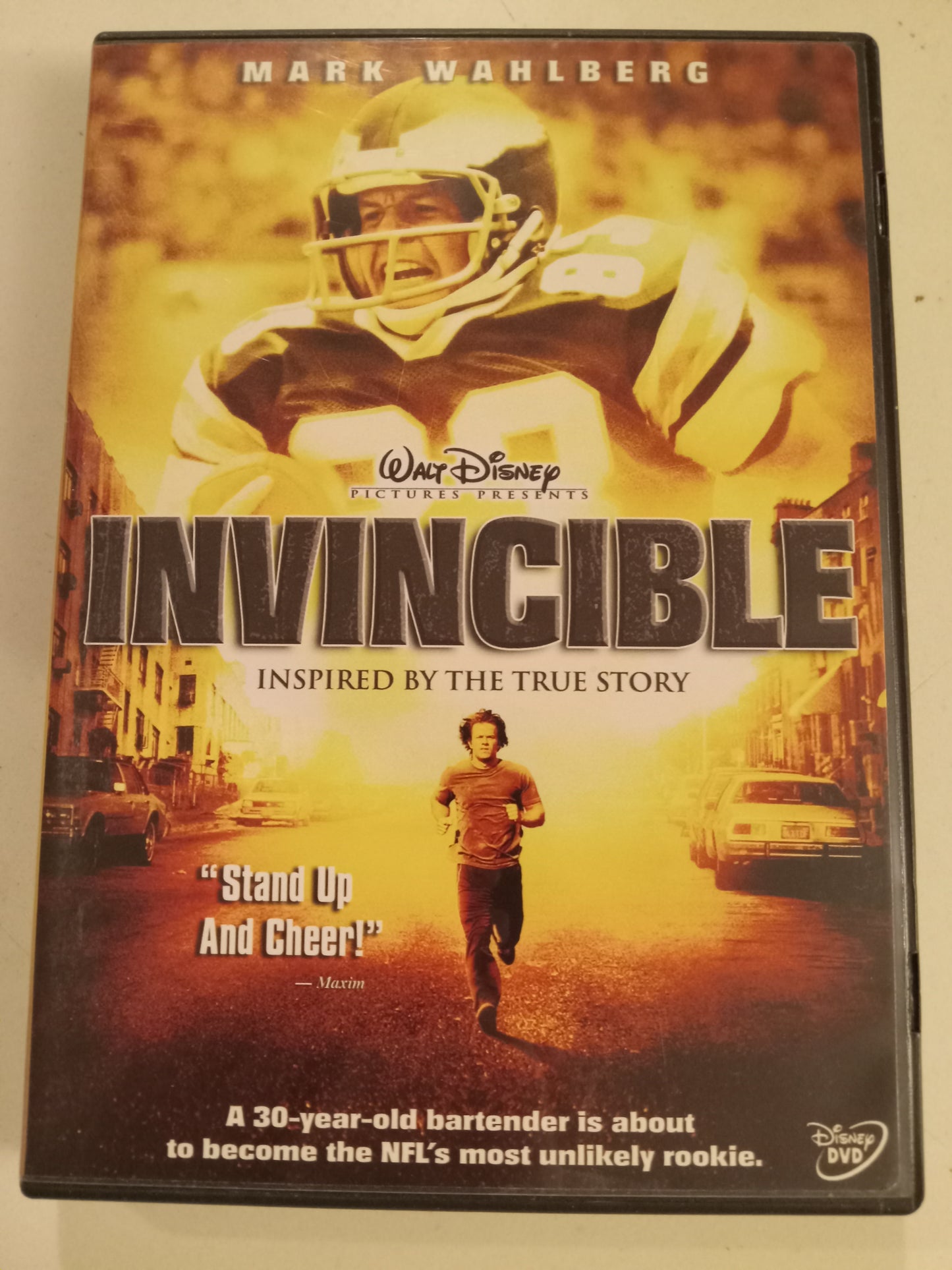 Invincible, DVD Movie, Mark Wahlberg Widescreen, Rated PG, USED