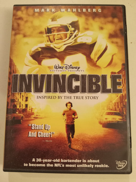 Invincible, DVD Movie, Mark Wahlberg Widescreen, Rated PG, USED