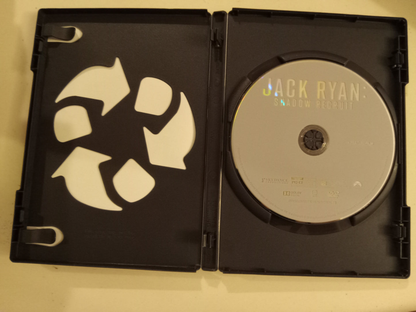 Jack Ryan: Shadow Recruit, DVD Movie, Chris Pine Widescreen, Rated PG-13, USED