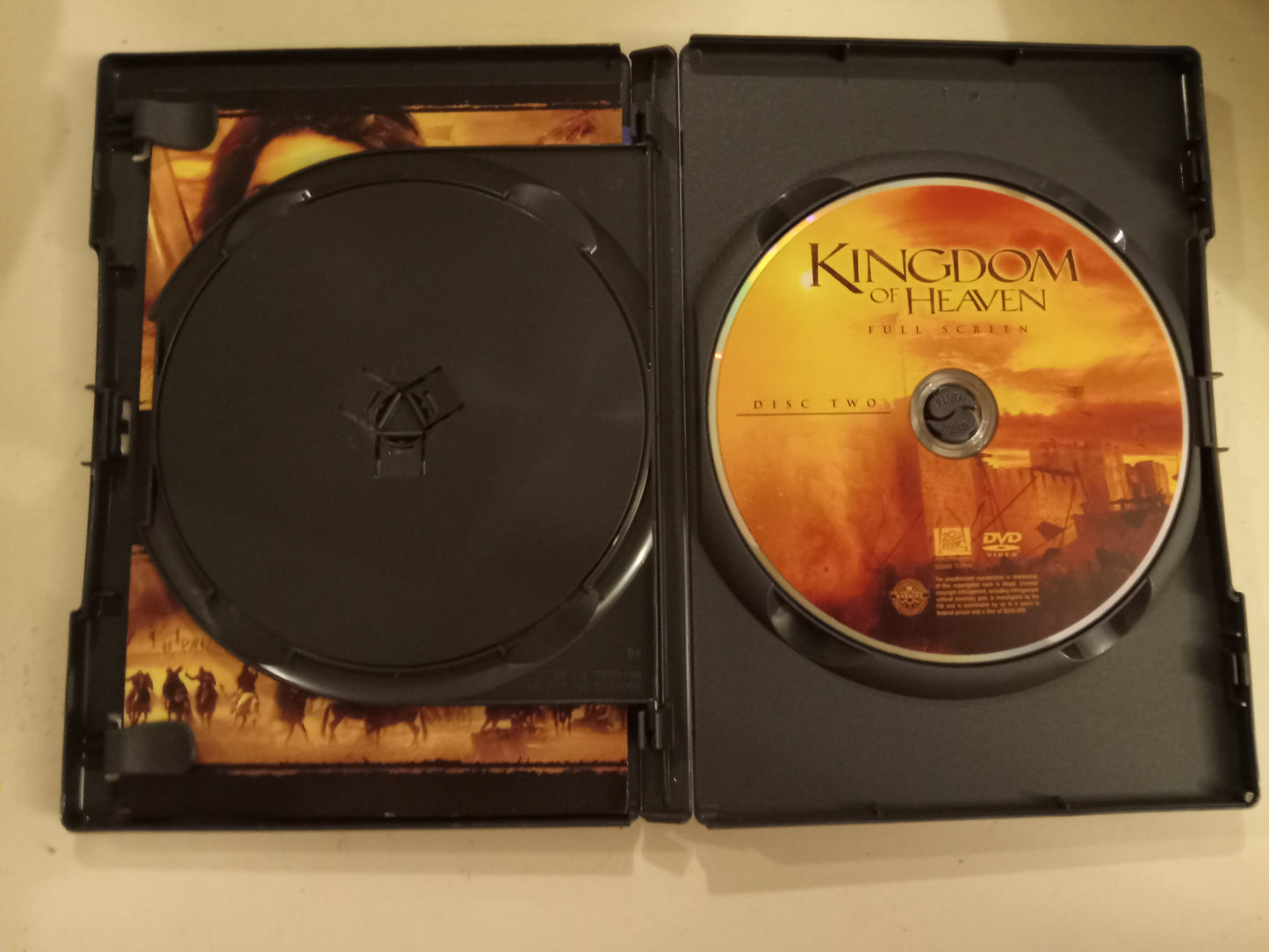 Kingdom Of Heaven, 2 Disks, DVD Movie, Orlando Bloom Fullscreen, Rated R, USED
