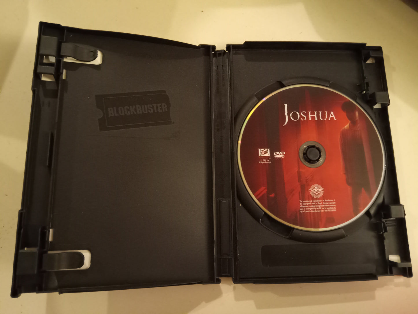 Joshua, DVD Movie, Sam Rockwell Widescreen, Rated R, USED