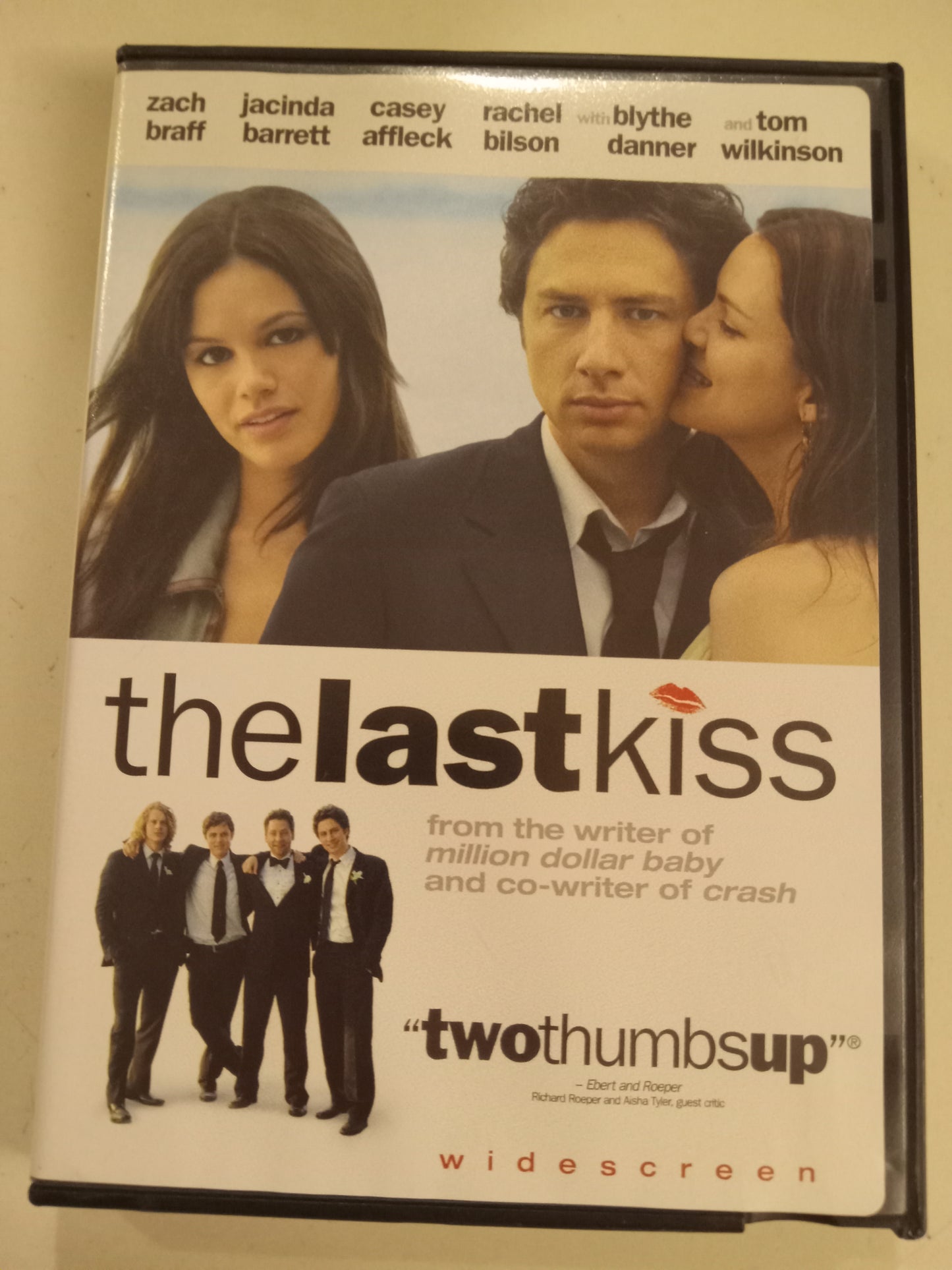 The Last Kiss, DVD Movie, Zack Braff Widescreen, Rated R, USED