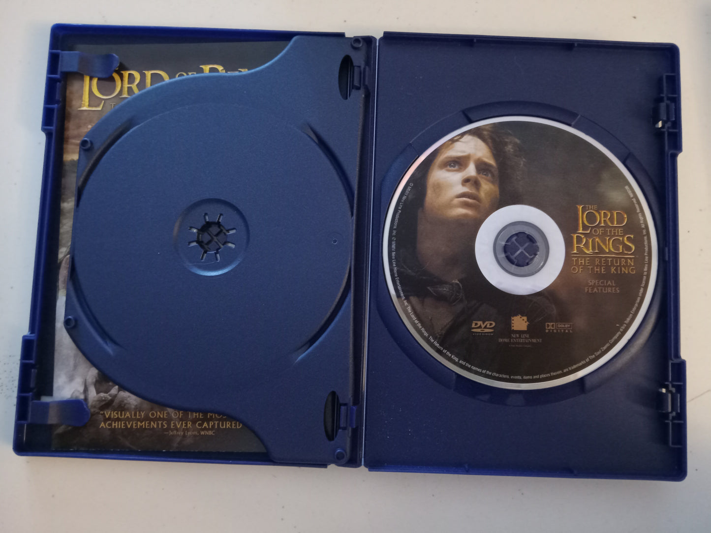 The Lord Of The Rings, The Return Of The King, 2 Discs DVD Movie, Fullscreen, Rated PG-13, NEW/USED