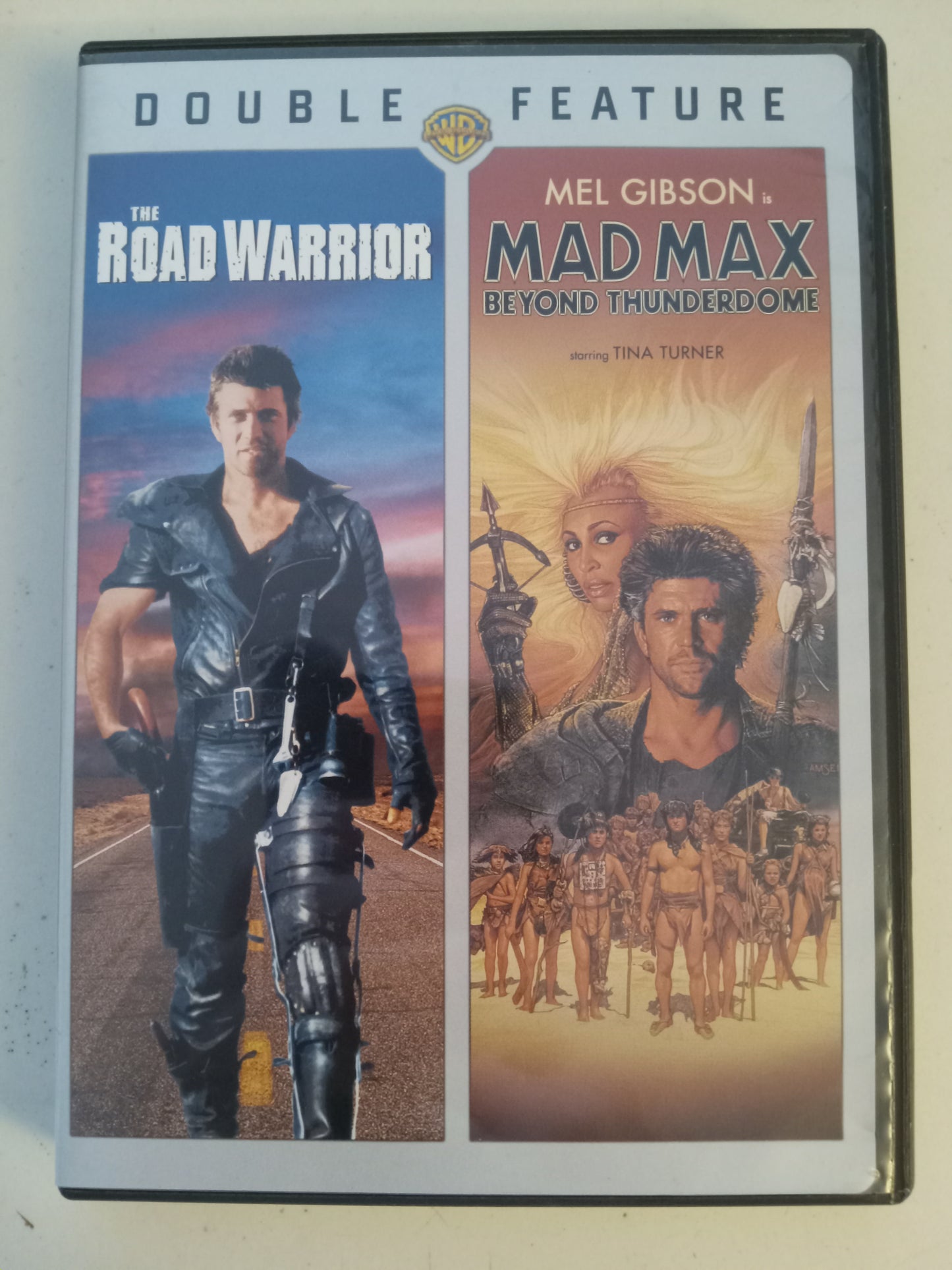 Mad Max in The Road Warrior And Beyond Thunderdome, 2 DVD Movies, Mel Gibson Fullscreen/Widescreen, Rated R/PG-13, USED