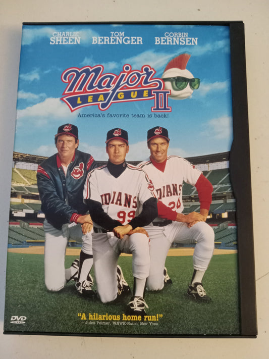 Major League 2, DVD Movie, Charlie Sheen Widescreen, Rated PG, USED
