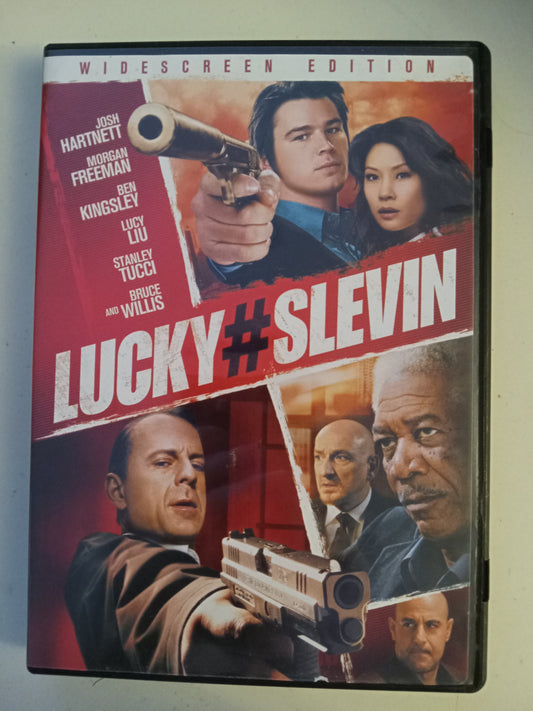 Lucky # Slevin, DVD Movie, Bruce Willis Widescreen, Rated R, USED