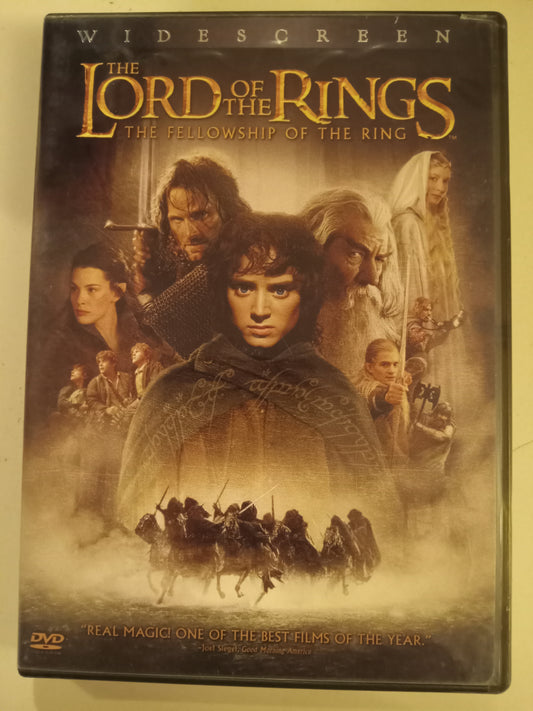 The Lord Of The Rings The Fellowship Of The Ring, DVD Movie, 2 Disc Ed. Widescreen, Rated PG-13, USED