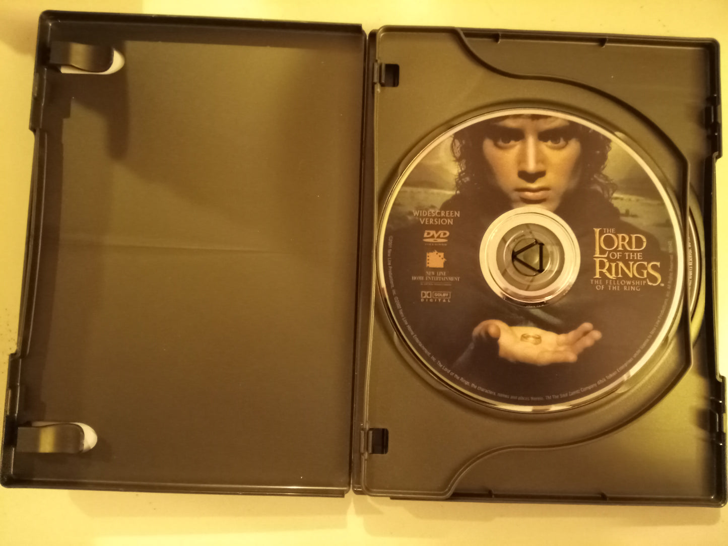 The Lord Of The Rings The Fellowship Of The Ring, DVD Movie, 2 Disc Ed. Widescreen, Rated PG-13, USED