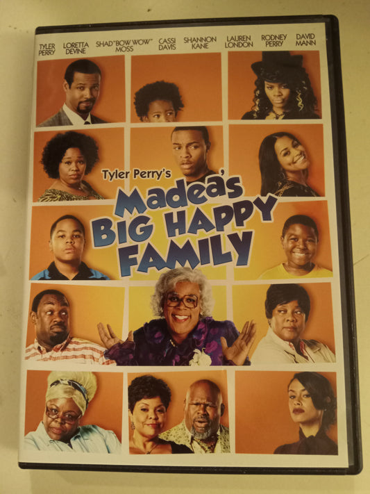 Tyler Perry's Madea's Big Happy Family, DVD Movie, Widescreen, Rated PG-13, USED