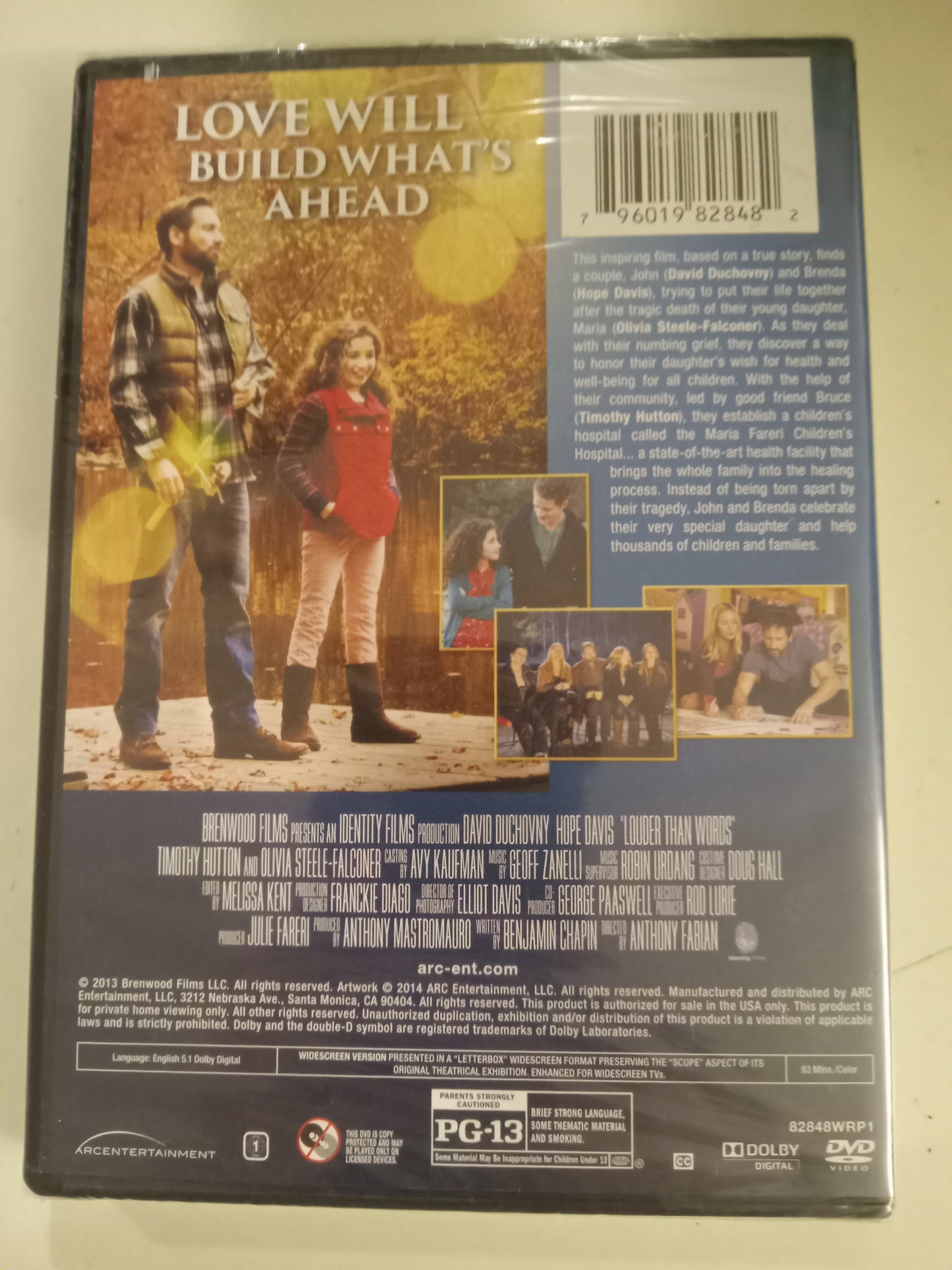 Louder Than Words, DVD Movie, David Duchovny Widescreen, Rated PG-13, NEW