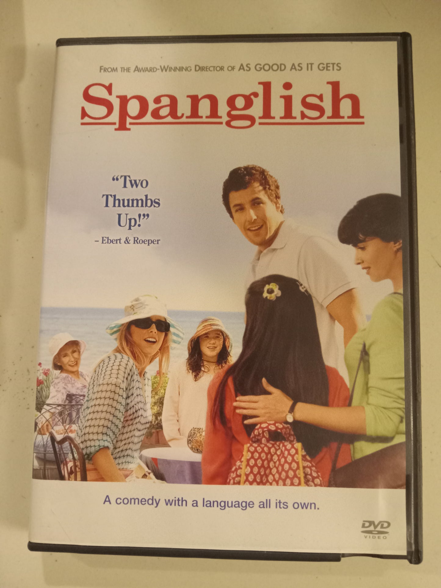 Spanglish, DVD Movie, Adam Sandler Widescreen, Rated PG-13, USED