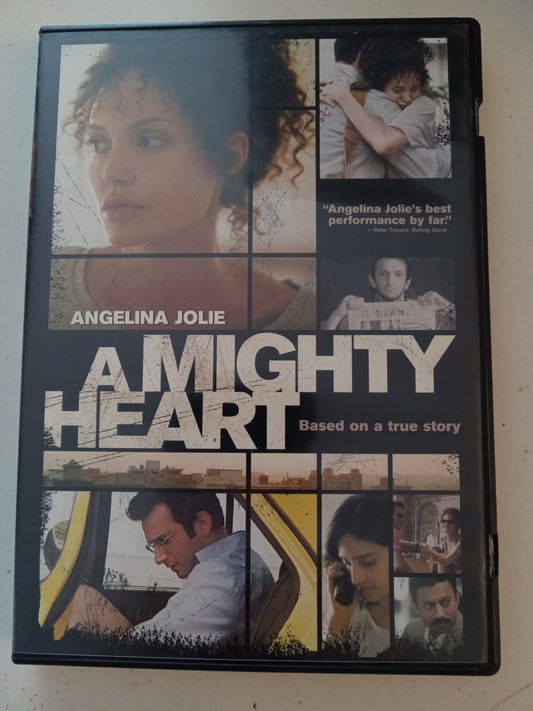 A Mighty Heart, DVD Movie, Angelina Jolie Widescreen, Rated R, USED