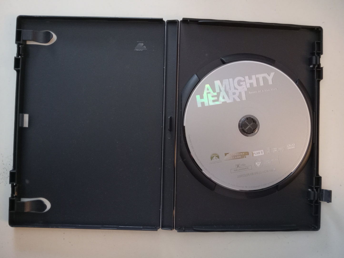 A Mighty Heart, DVD Movie, Angelina Jolie Widescreen, Rated R, USED