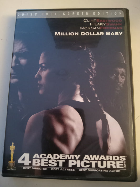 Million Dollar Baby, 2 Discs, DVD Movie, Clint Eastwood Fullscreen/Widescreen, Rated PG-13, USED