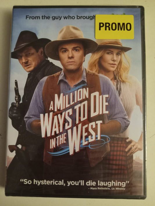 A Million Ways To Die In The West, DVD Movie, Seth MacFarlane Widescreen, Rated R, NEW/USED
