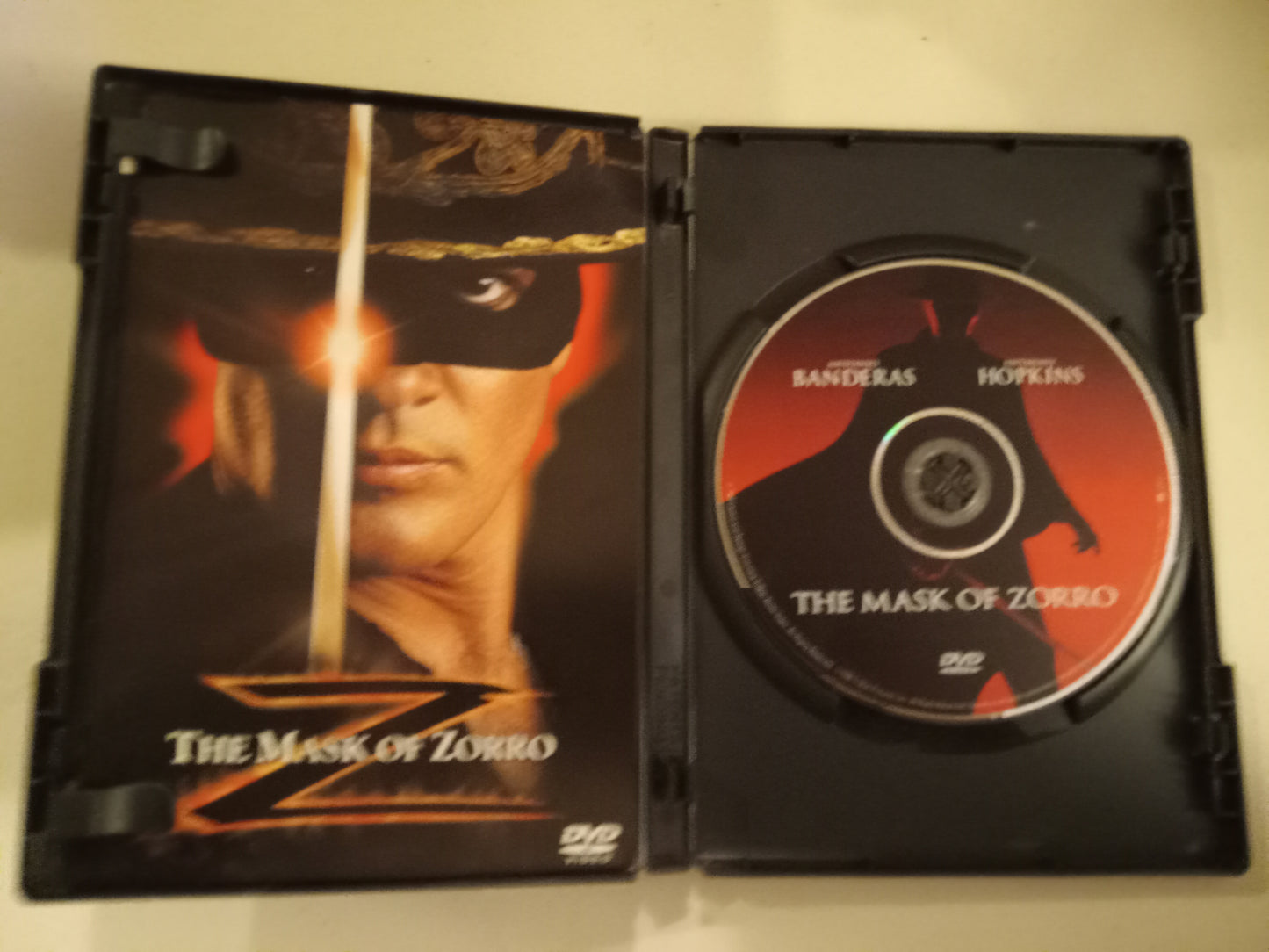 The Mask Of Zorro, DVD Movie, Antonio Banderas Widescreen, Special Ed. Rated PG-13, USED