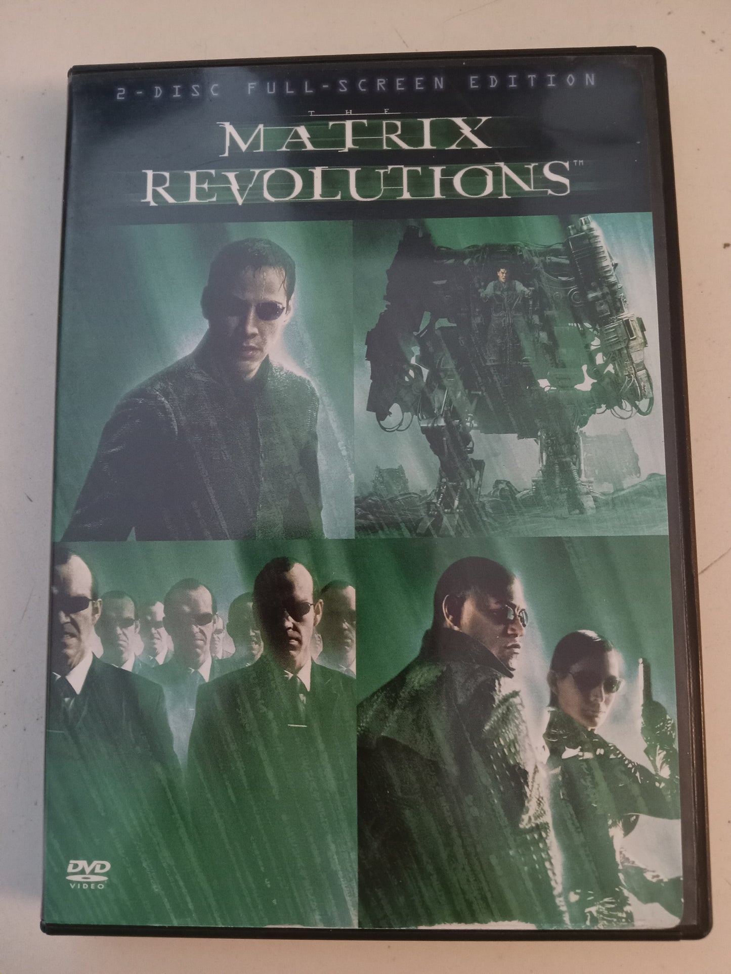 Matrix Revolutions, 2 Disc DVD Movie, Keanu Reeves Fullscreen/Widescreen, Rated R, USED