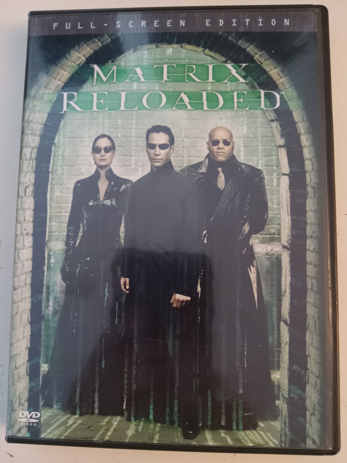 Matrix Reloaded, 2 Disc DVD Movie, Keanu Reeves Fullscreen/Widescreen, Rated R, USED