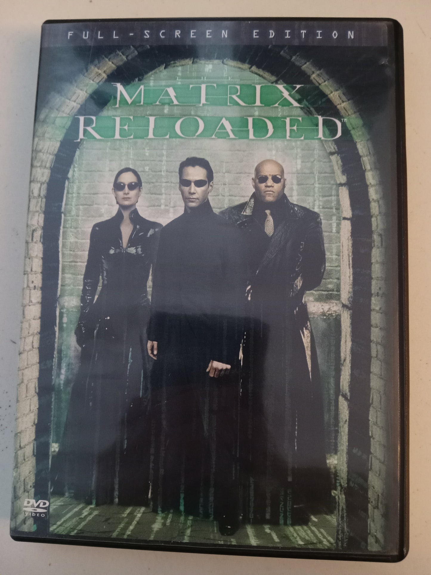 Matrix Reloaded, 2 Disc DVD Movie, Keanu Reeves Fullscreen/Widescreen, Rated R, USED