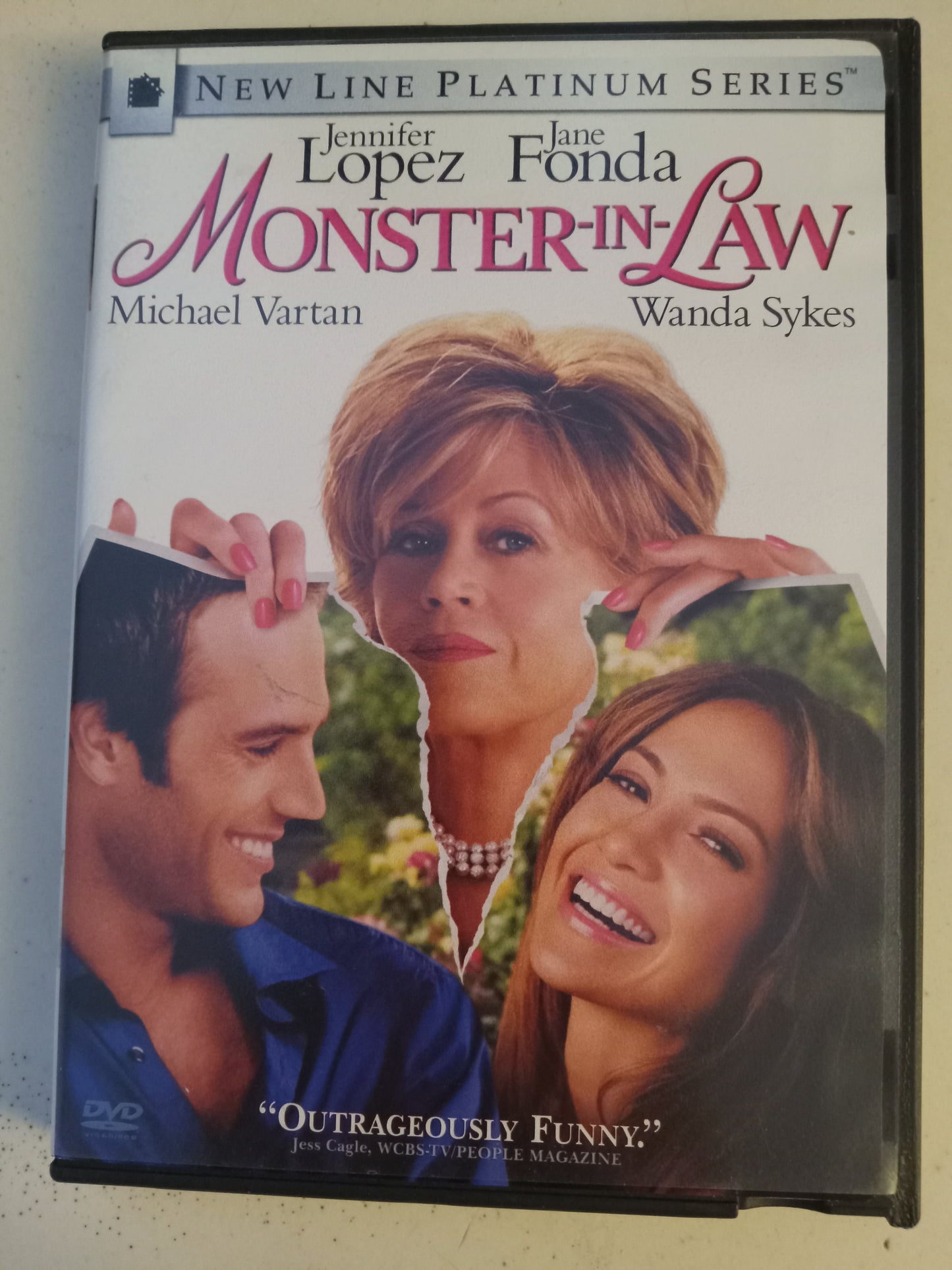 Monster In Law, DVD Movie, Jennifer Lopez Widescreen/Fullscreen, Rated PG-13, USED