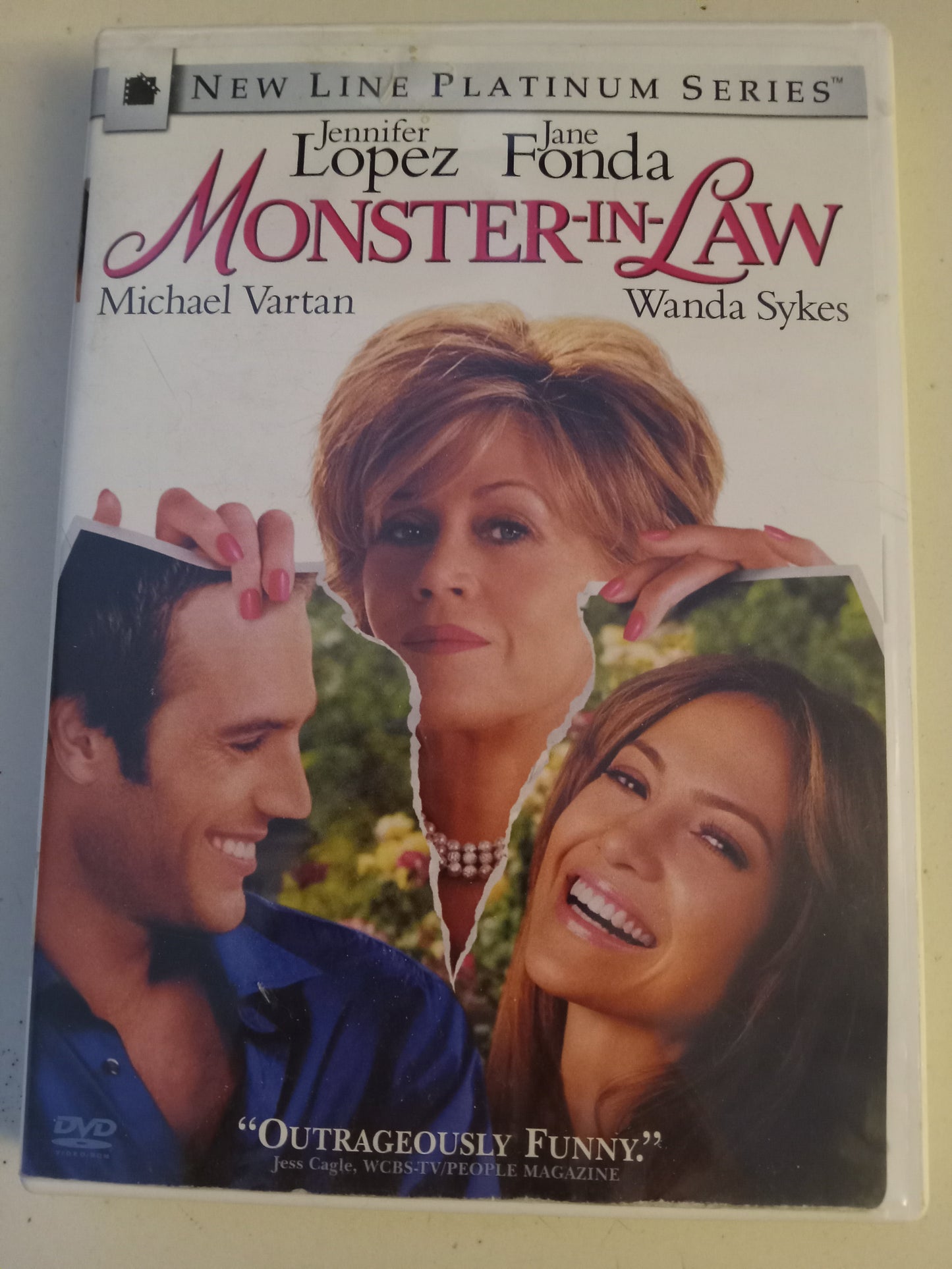 Monster In Law, DVD Movie, Jennifer Lopez Widescreen/Fullscreen, Rated PG-13, USED