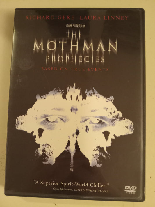 The Mothman Prophecies, DVD Movie, Richard Gere Widescreen/Fullscreen, Rated PG-13, USED