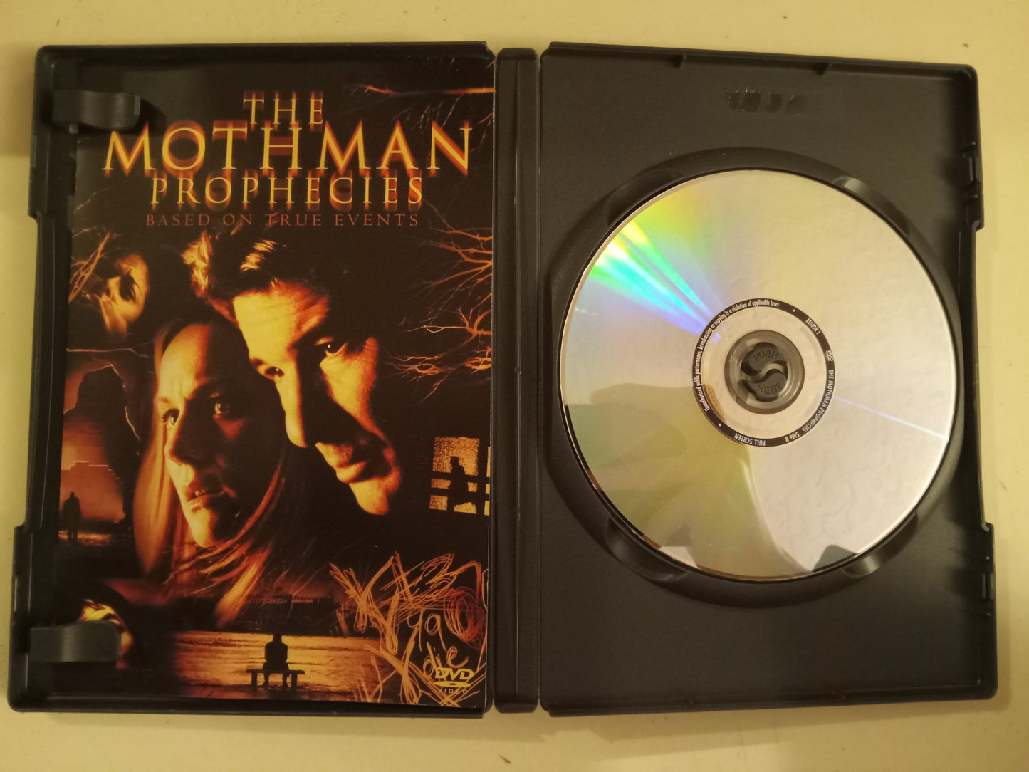 The Mothman Prophecies, DVD Movie, Richard Gere Widescreen/Fullscreen, Rated PG-13, USED