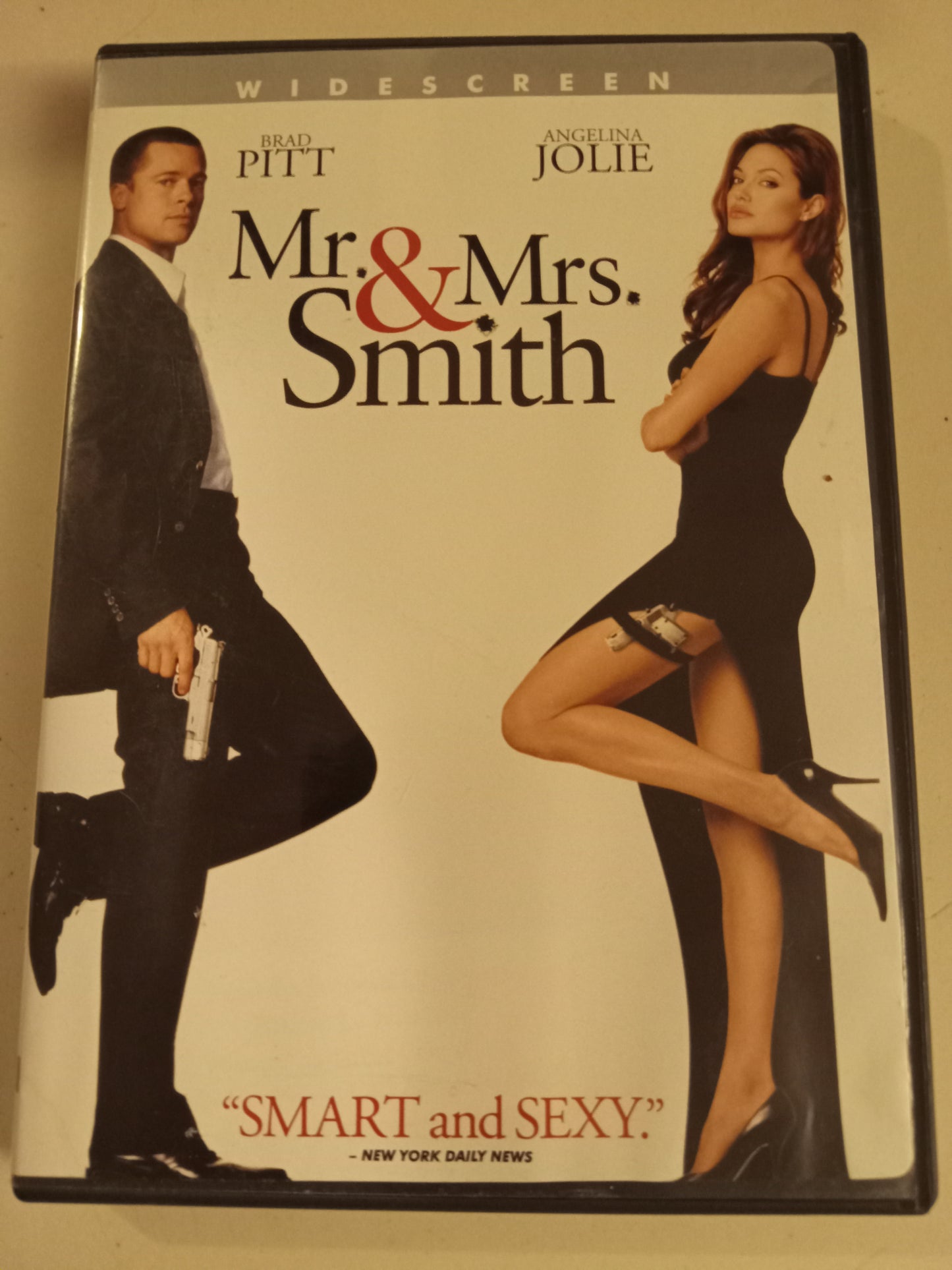 Mr. And Mrs. Smith, DVD Movie, Brad Pitt Fullscreen/Widescreen, Rated PG-13, USED