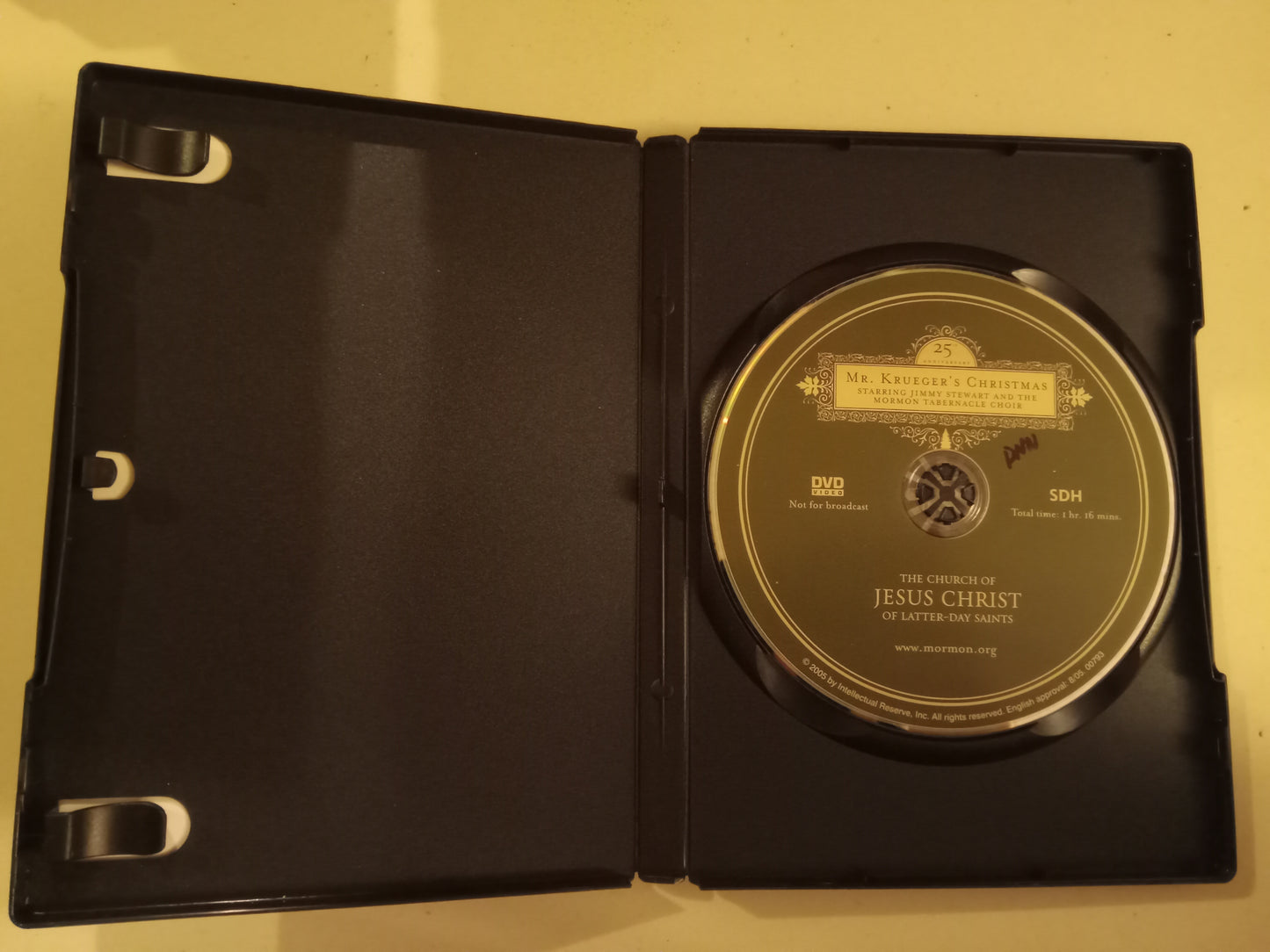 Mr. Krueger's Christmas, DVD Movie, Jimmy Stewart Widescreen, LDS Church Mormons Not Rated, USED