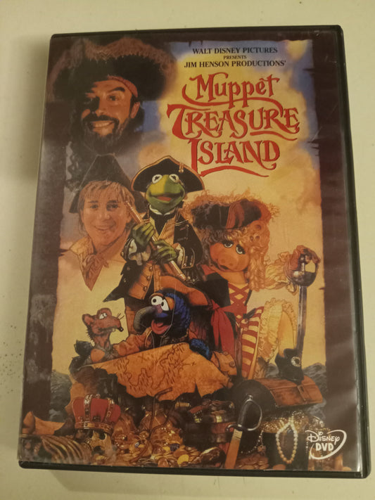 Muppet Treasure Island, DVD Movie, Jim Henson Fullscreen, Rated G, USED