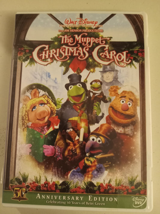 The Muppet Christmas Carol, DVD Movie, Jim Henson Fullscreen, Widescreen, Rated G, USED