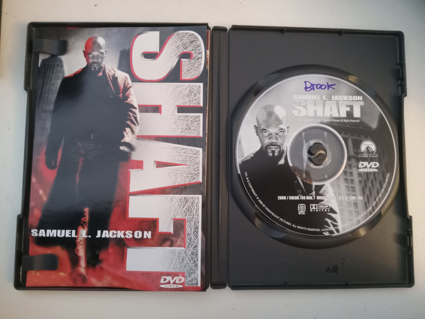 Shaft DVD Movie, Samuel Jackson Widescreen, Rated R, NEW/USED
