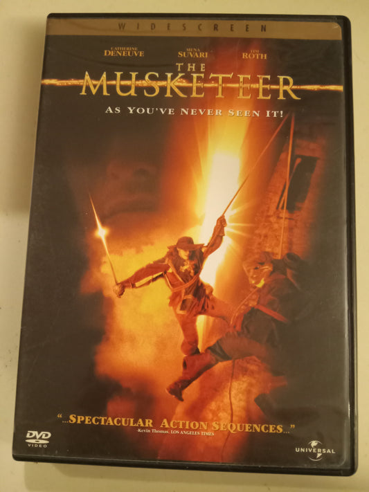 The Musketeer, DVD Movie, Tim Roth Widescreen, Rated PG-13, USED