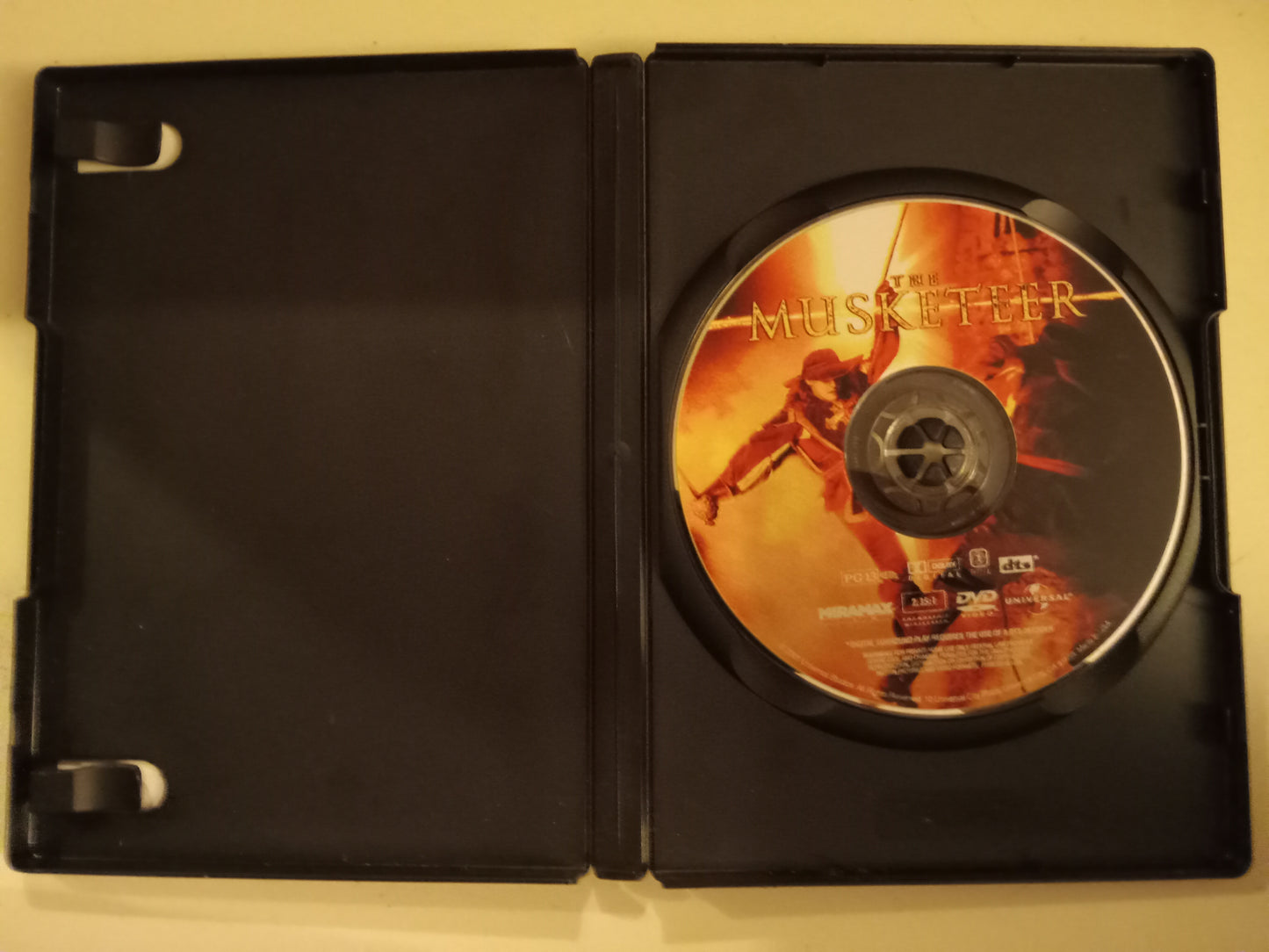 The Musketeer, DVD Movie, Tim Roth Widescreen, Rated PG-13, USED