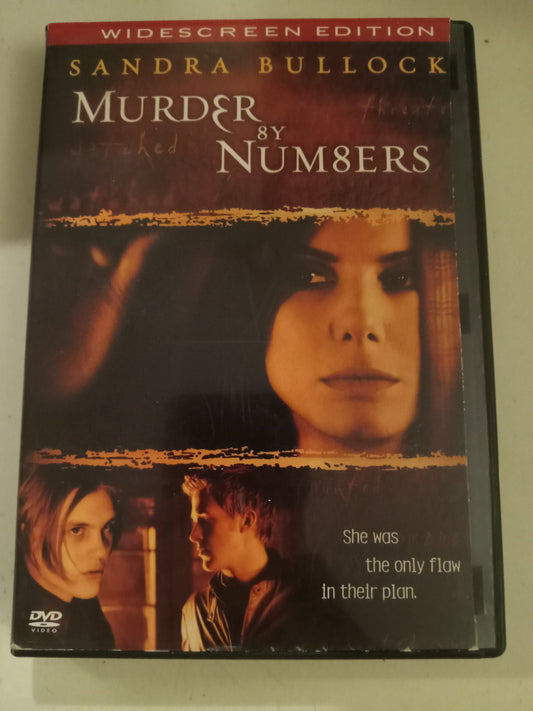 Murder By Numbers, DVD Movie, Sandra Bullock Widescreen, Rated R, USED