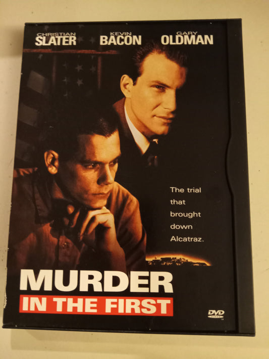 Murder In The First, DVD Movie, Kevin Bacon Widescreen, Rated R, USED