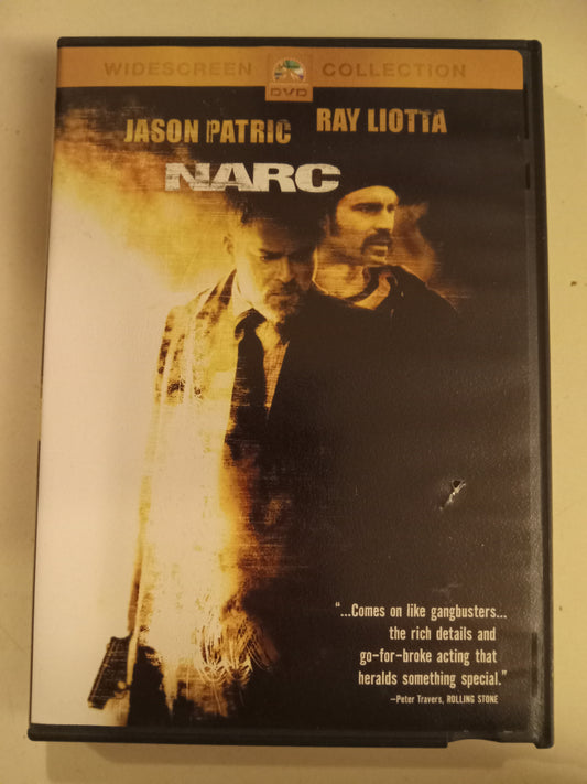 Narc, DVD Movie, Ray Liotta Widescreen, Rated R, USED