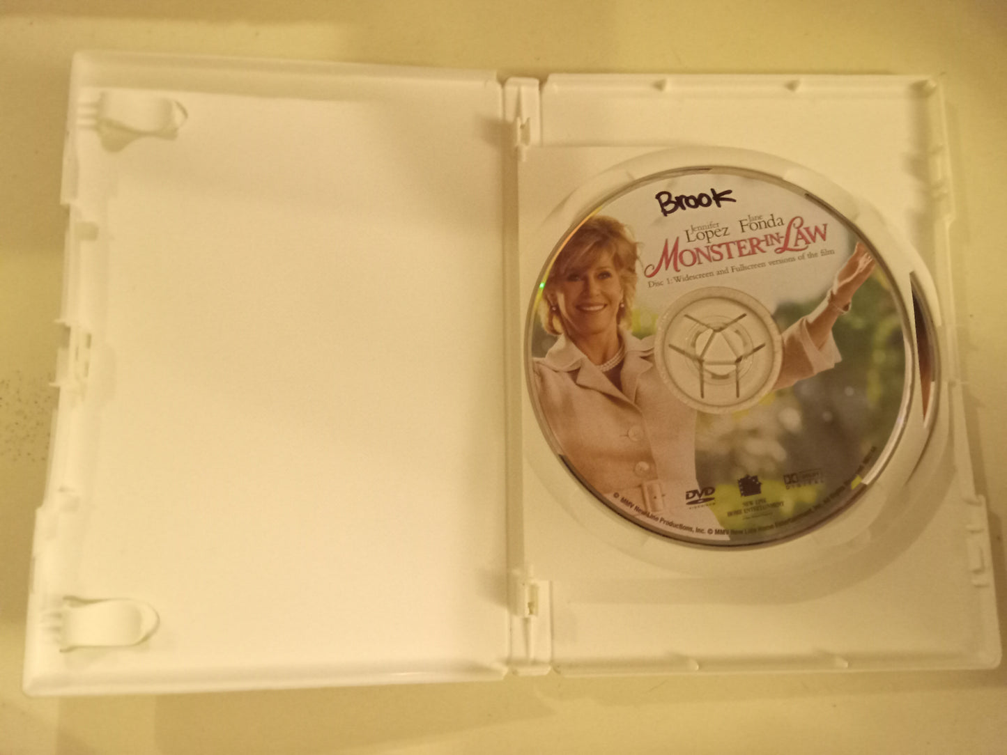 Monster In Law, DVD Movie, Jennifer Lopez Widescreen/Fullscreen, Rated PG-13, USED